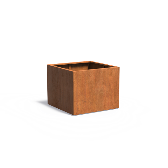 Corten Steel Large Square Planter