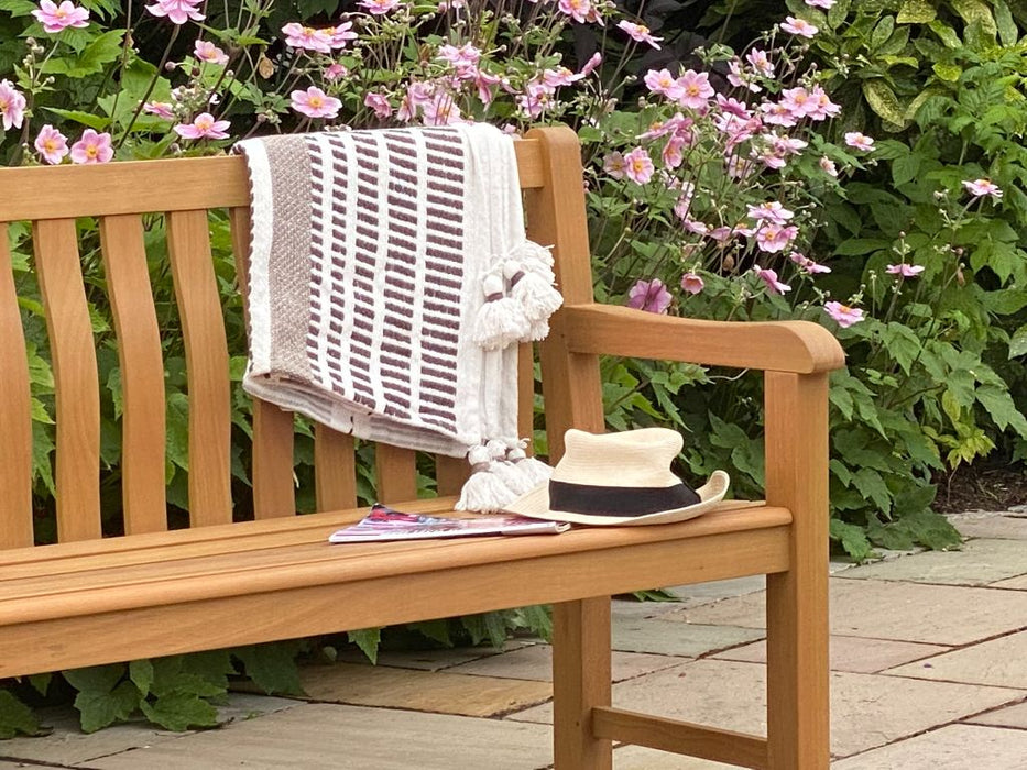 Wooden garden bench