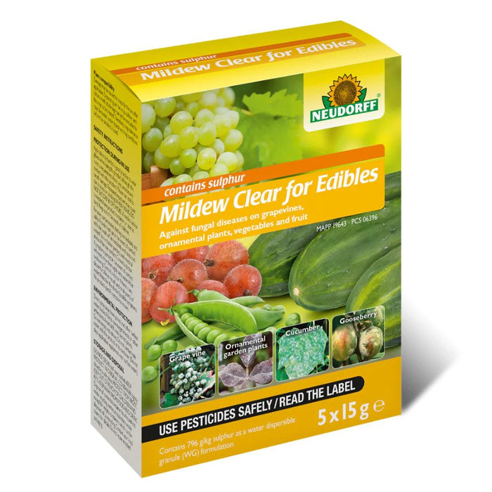 Mildew clear for edibles