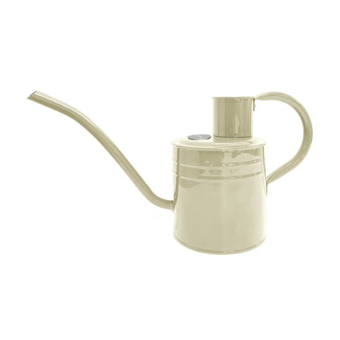 Indoor Metal Watering Can Vintage Cream 1L