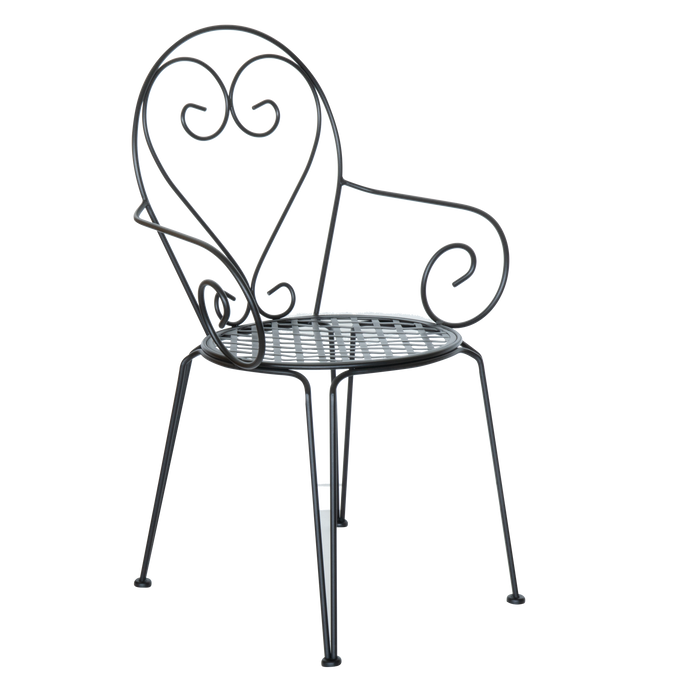 Rodin chair with armrest