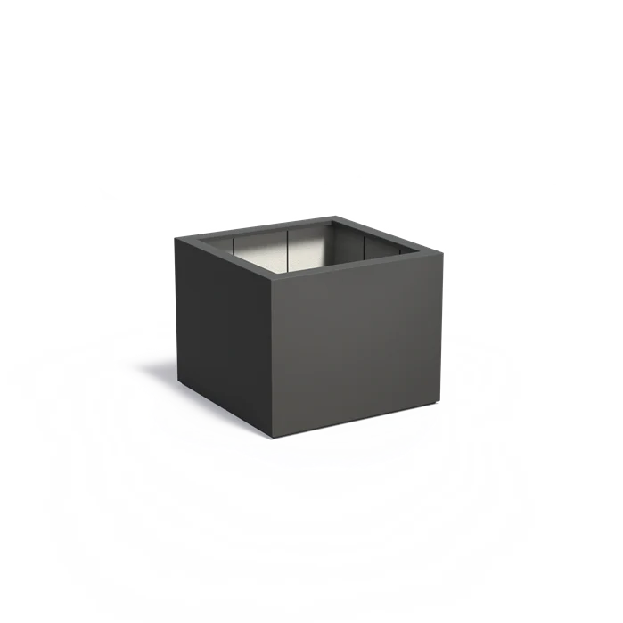Fibreglass small square pot